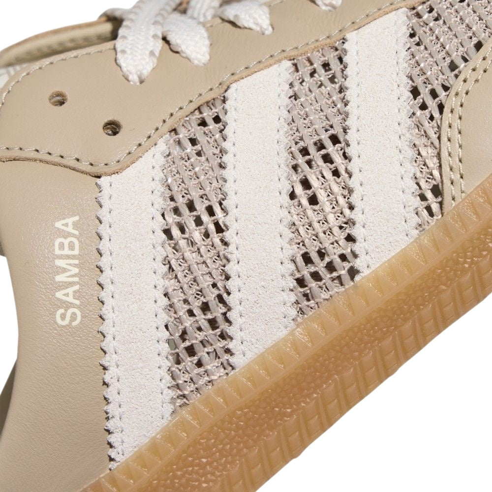 adidas Samba OG Mule Beige/Off White/Gum Women's Backless Sneakers – HP5051