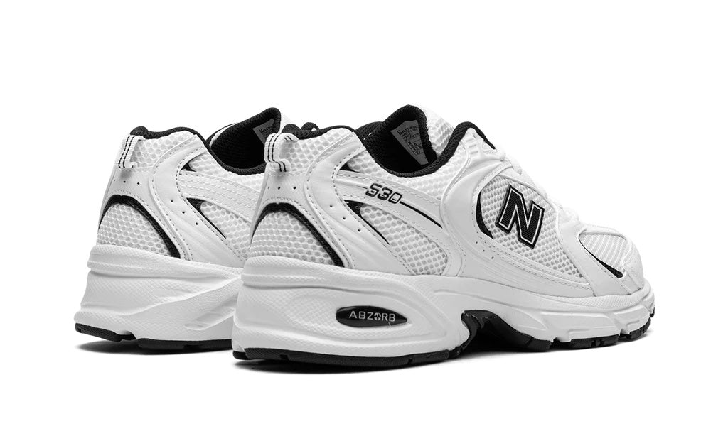 New Balance 530 White/Black Unisex Retro Sneakers – MR530EWB