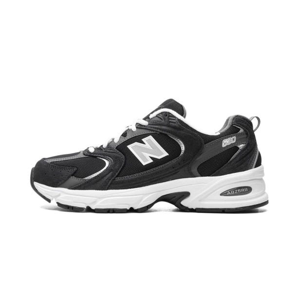 New Balance 530 Black/Dark Grey Unisex Sneakers – MR530CC