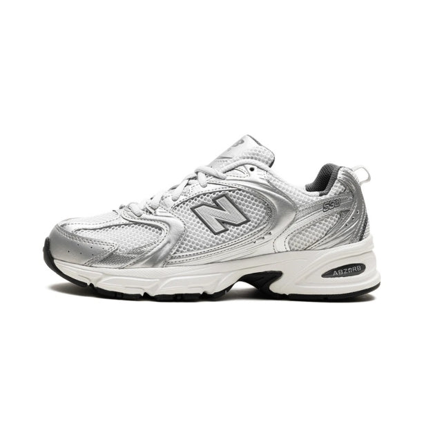 New Balance 530 Grey Matter/Silver Metallic Retro Sneakers – MR530LG
