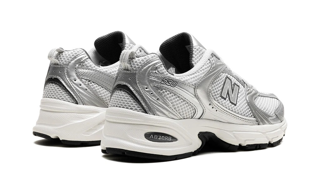 New Balance 530 Grey Matter/Silver Metallic Retro Sneakers – MR530LG