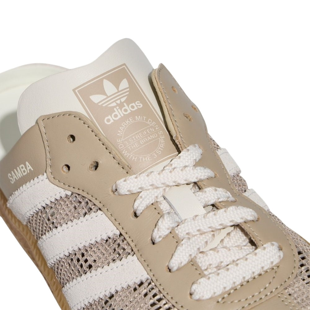 adidas Samba OG Mule Beige/Off White/Gum Women's Backless Sneakers – HP5051
