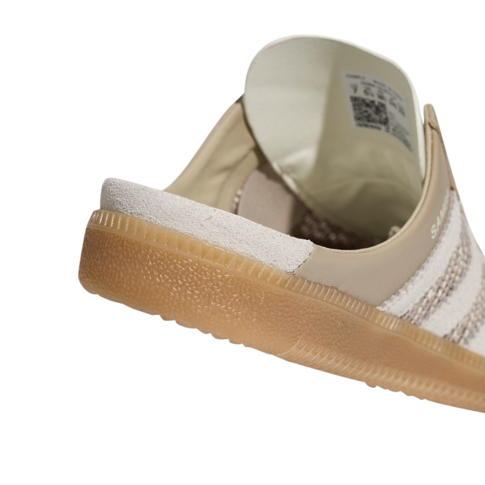 adidas Samba OG Mule Beige/Off White/Gum Women's Backless Sneakers – HP5051