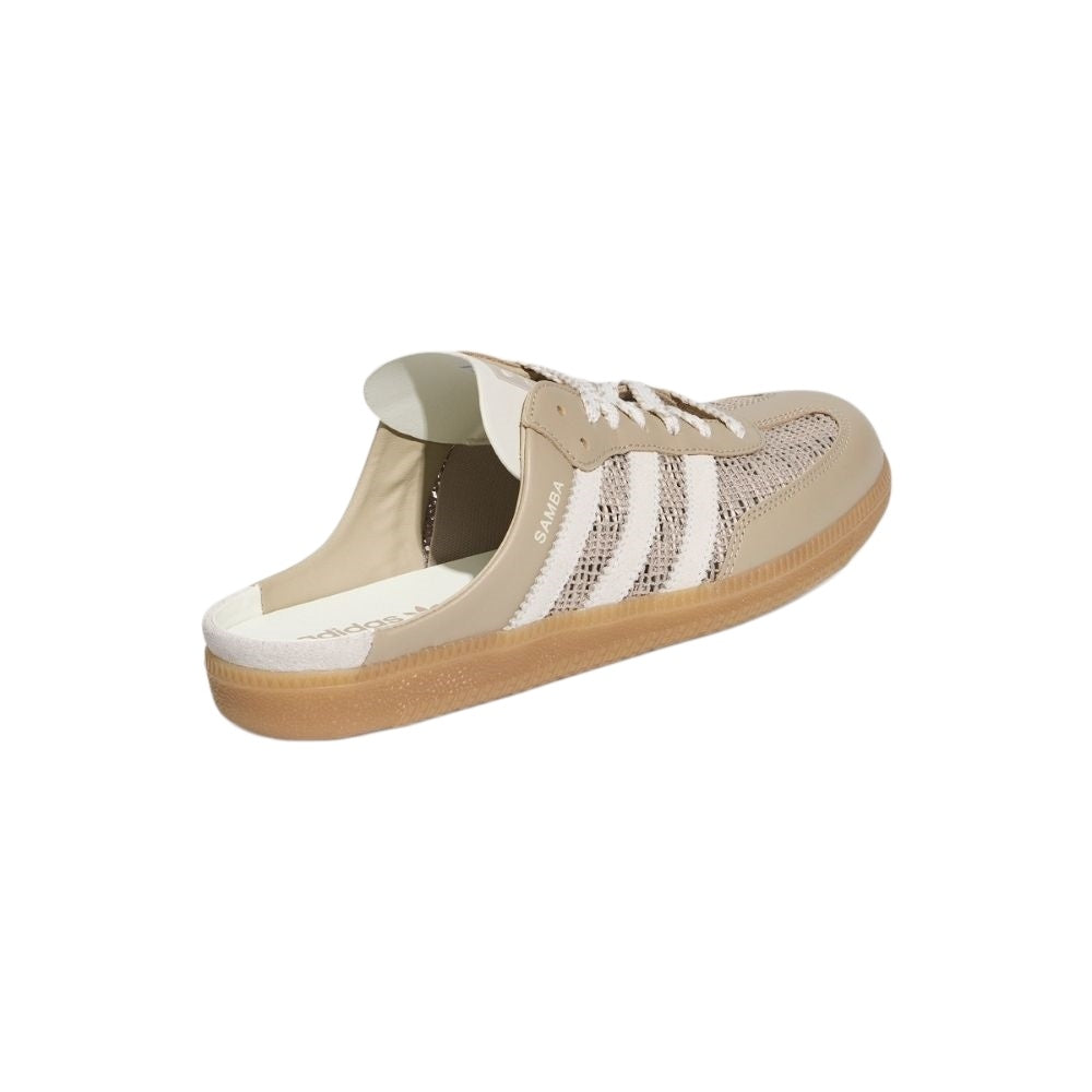 adidas Samba OG Mule Beige/Off White/Gum Women's Backless Sneakers – HP5051