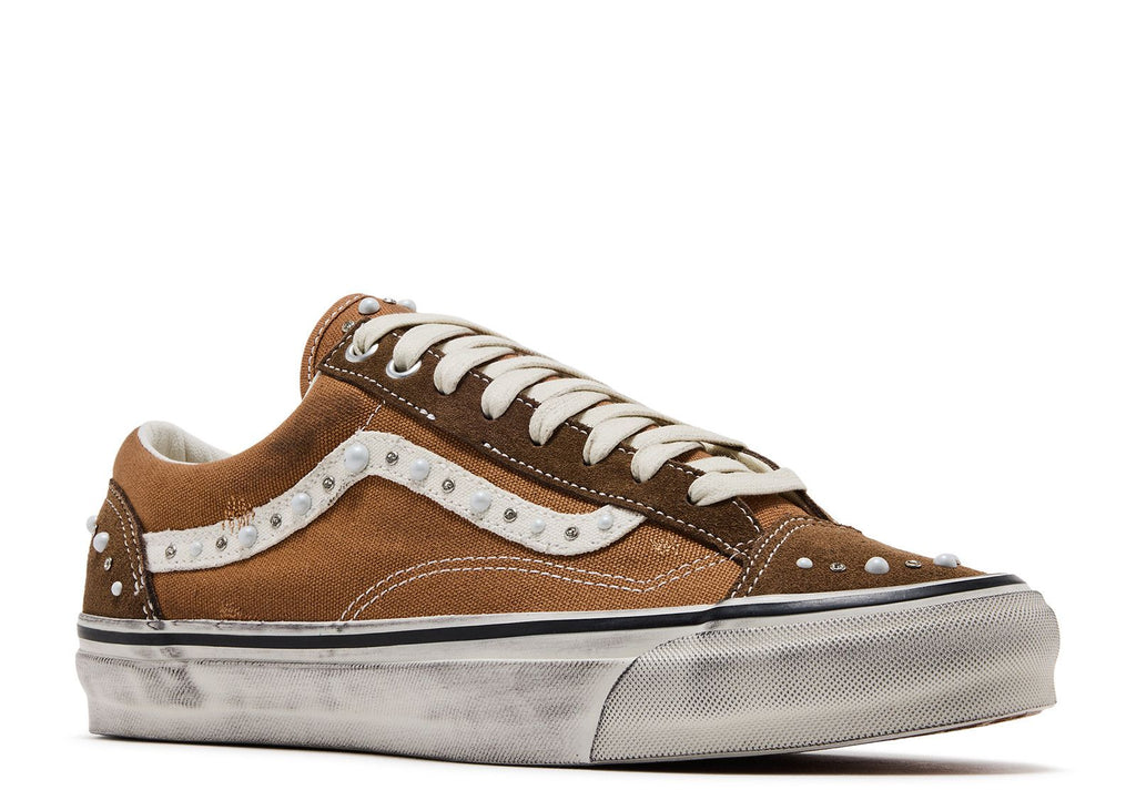 Vans LX Old Skool 36 Pearlized Pack Vintage Cocoa Brown Premium Sneakers