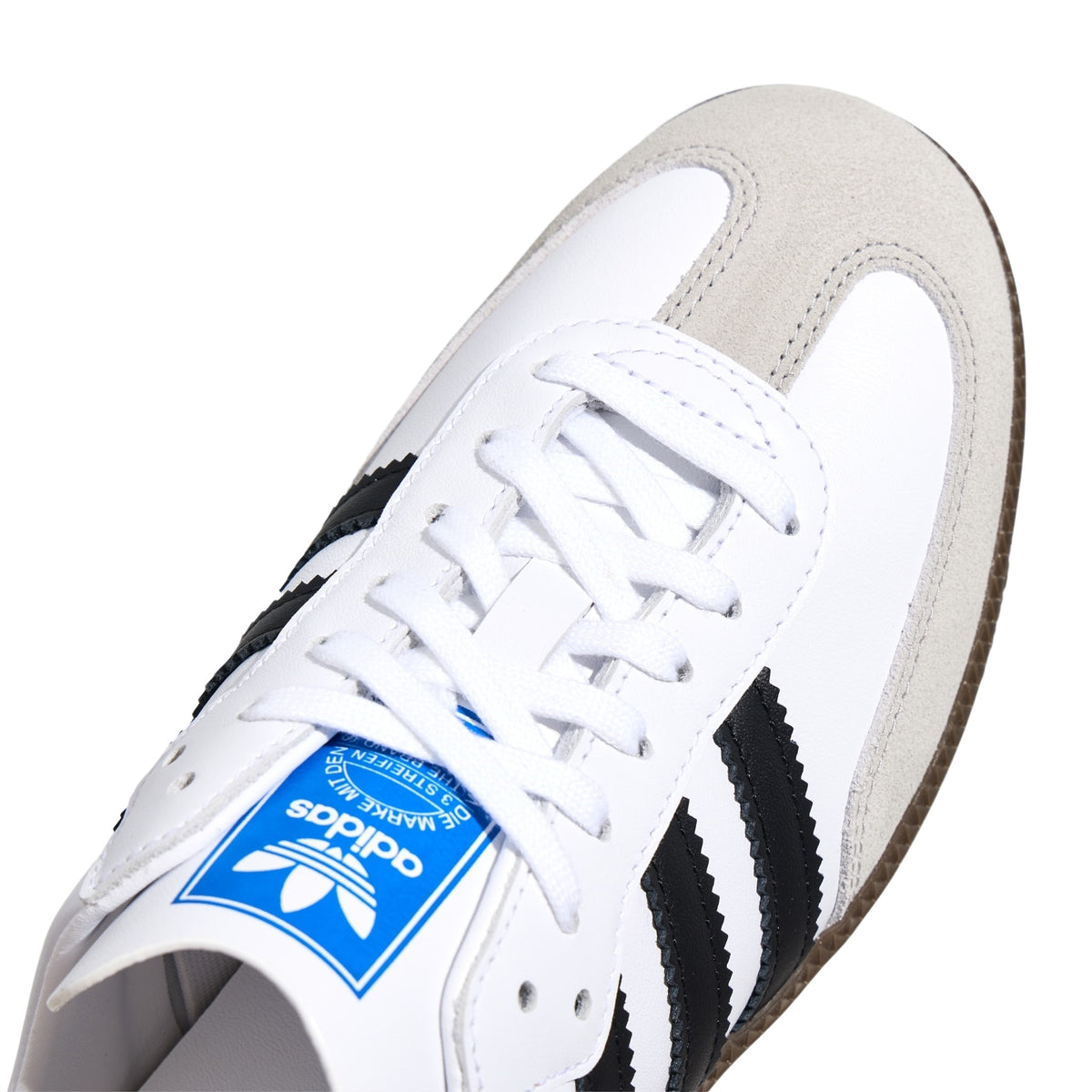 adidas Samba OG Mule Cloud White/Core Black/Gold Metallic Backless Sneakers – LB3814