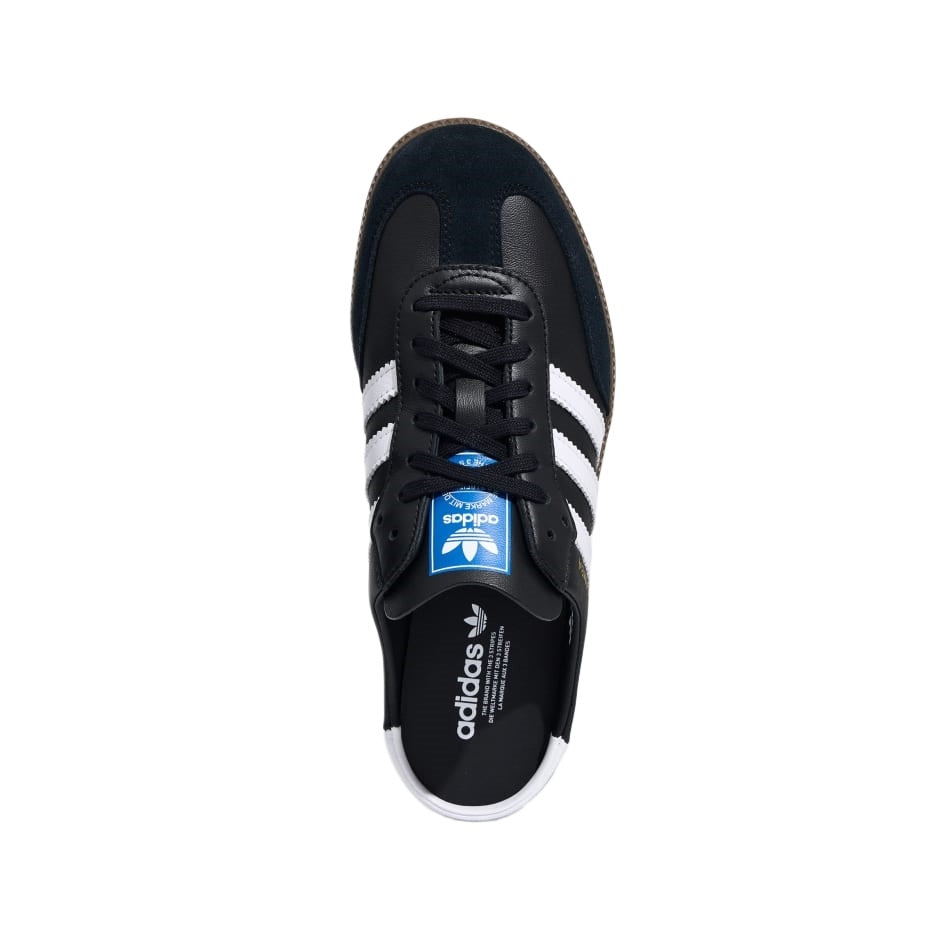 adidas Samba OG Mule Core Black/Cloud White/Gum Backless Sneakers – LB3815