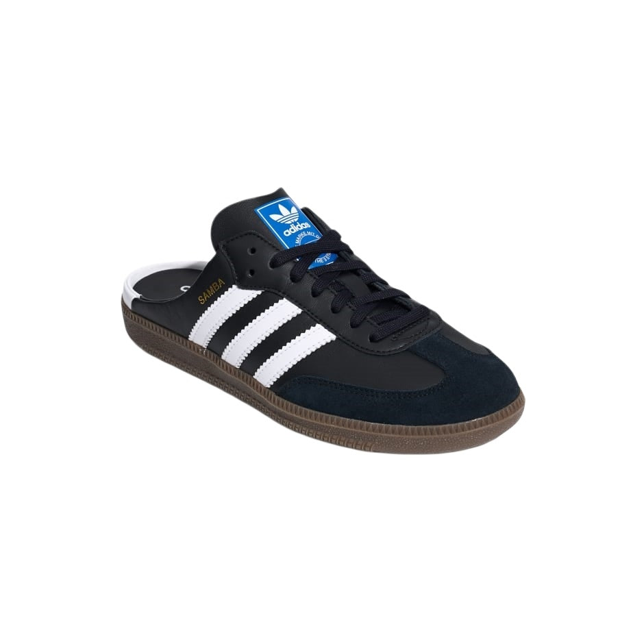 adidas Samba OG Mule Core Black/Cloud White/Gum Backless Sneakers – LB3815
