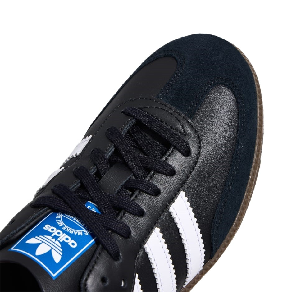 adidas Samba OG Mule Core Black/Cloud White/Gum Backless Sneakers – LB3815