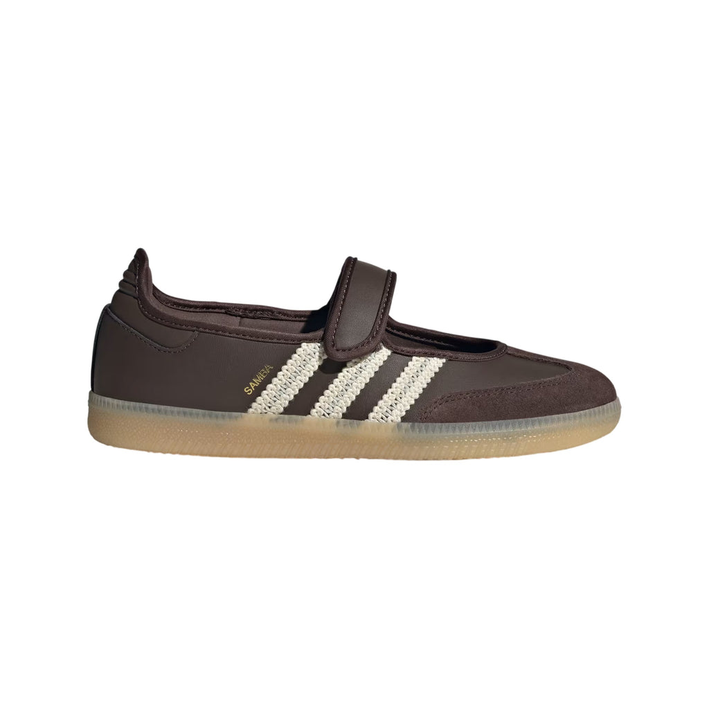 adidas Samba Jane Brown/Sand Strata/Gum Women's Mary Jane Sneakers – HP7130