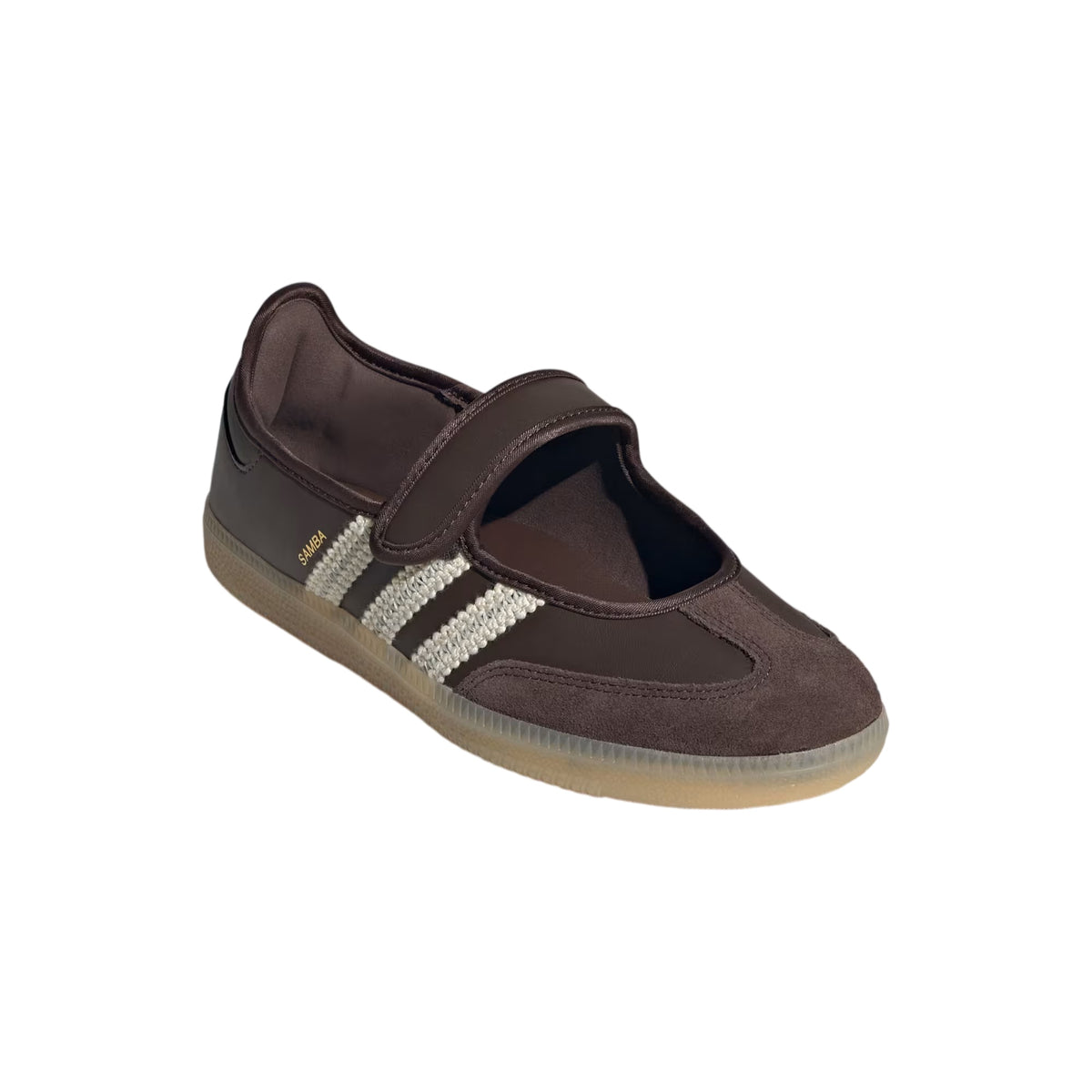 adidas Samba Jane Brown/Sand Strata/Gum Women's Mary Jane Sneakers – HP7130