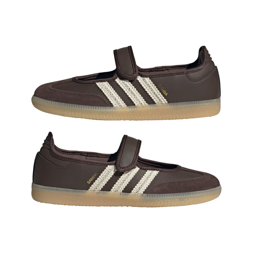 adidas Samba Jane Brown/Sand Strata/Gum Women's Mary Jane Sneakers – HP7130