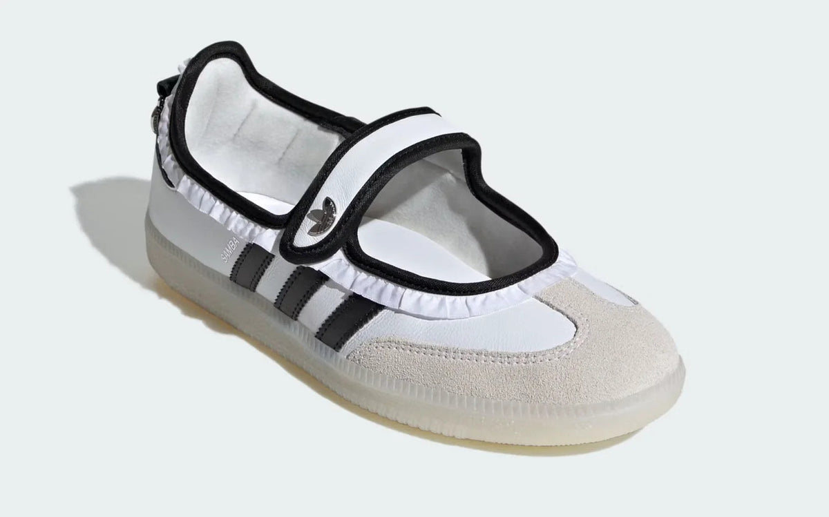 adidas Samba Jane Ruffle Pack White/Black Women's Mary Jane Sneakers