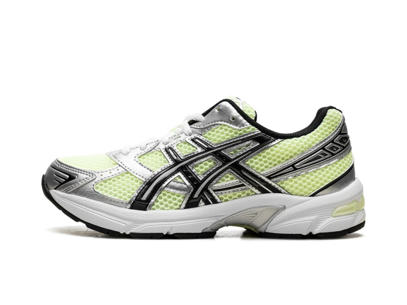 ASICS GEL-1130 Women's Neon Pack Green Volt/Metallic Silver Sneakers – 1202A525-750