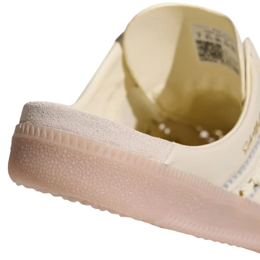 adidas Samba OG Mule Woven Cream White/Gold Metallic Women's Backless Sneakers – KH7719