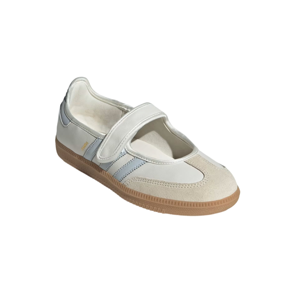 adidas Samba Jane Women's Cloud White/Halo Blue/Gum Mary Jane Sneakers – JR7339