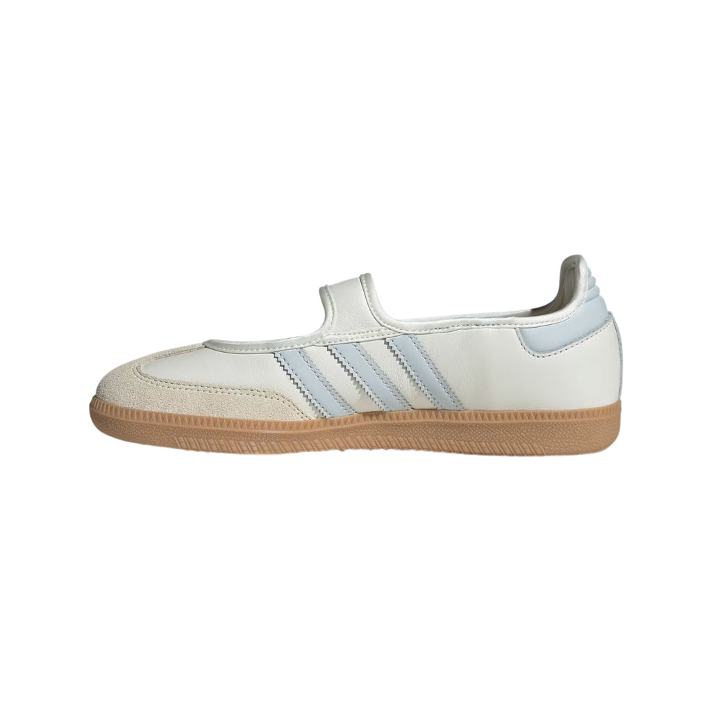 adidas Samba Jane Women's Cloud White/Halo Blue/Gum Mary Jane Sneakers – JR7339