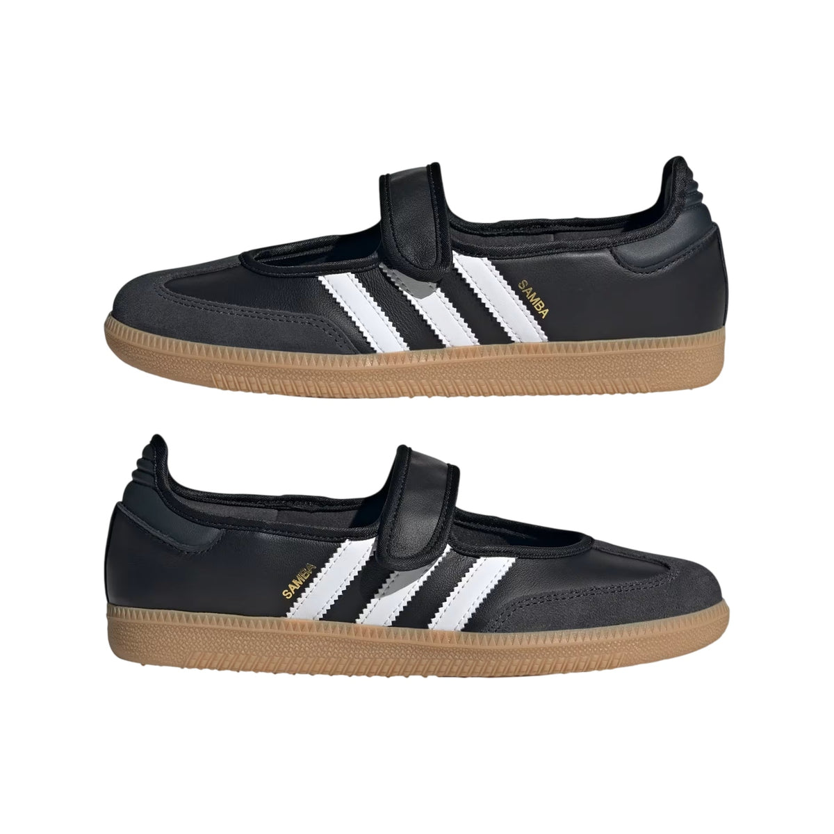 adidas Samba Jane Core Black/Cloud White/Gum Women's Mary Jane Sneakers – KK0925