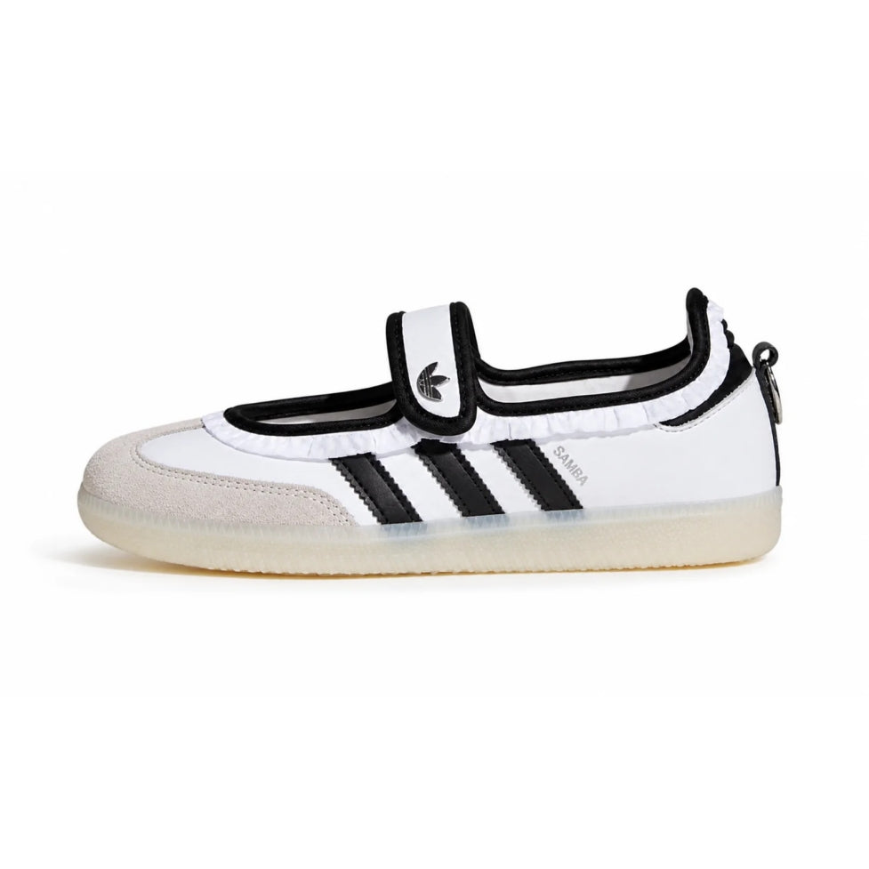 adidas Samba Jane Ruffle Pack White/Black Women's Mary Jane Sneakers