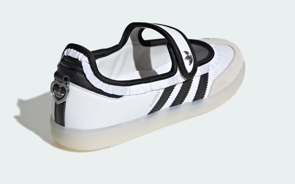 adidas Samba Jane Ruffle Pack White/Black Women's Mary Jane Sneakers