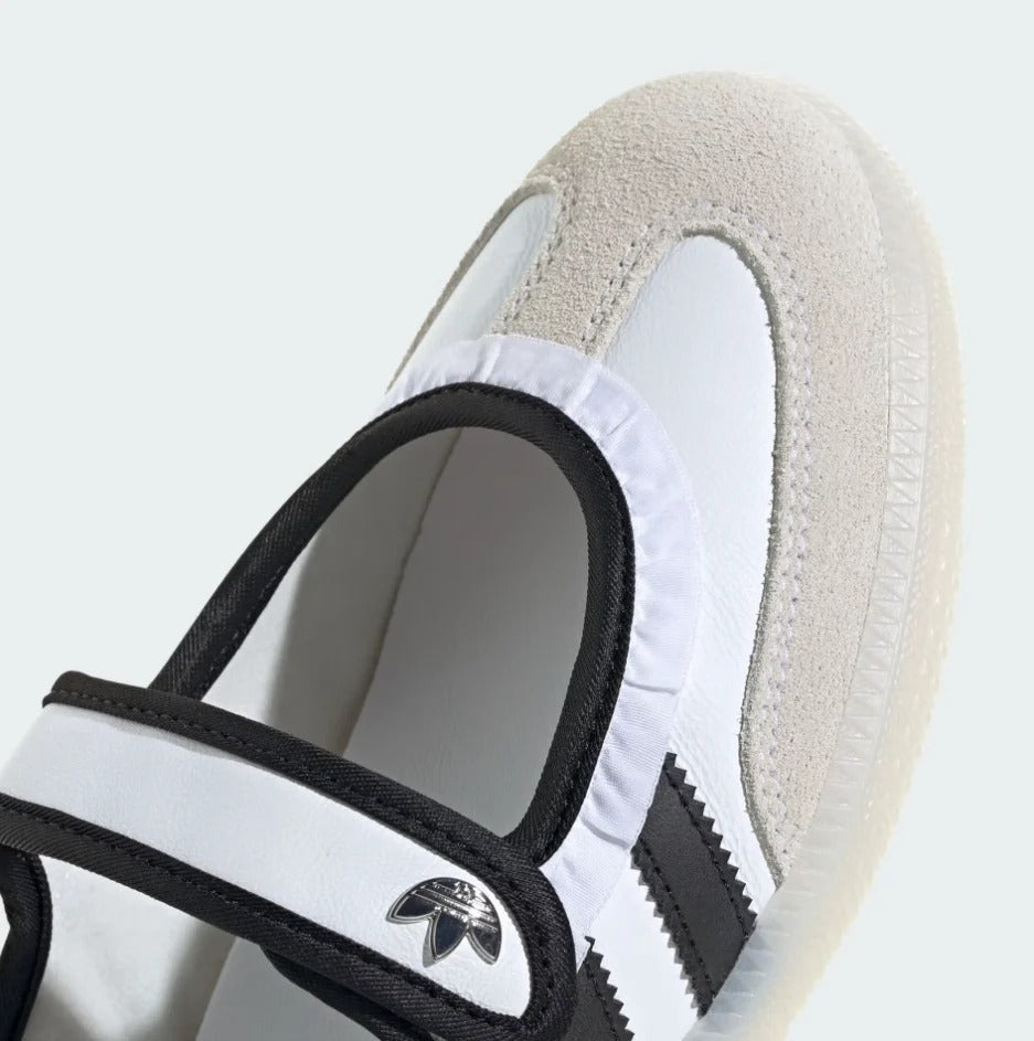 adidas Samba Jane Ruffle Pack White/Black Women's Mary Jane Sneakers