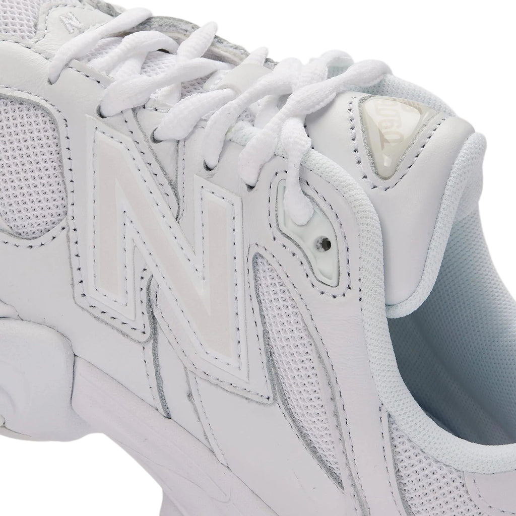 New Balance 9060 Triple White Unisex Lifestyle Sneakers – U9060NRJ