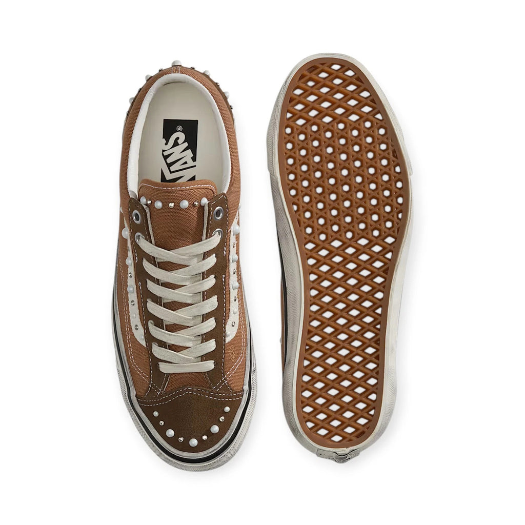 Vans LX Old Skool 36 Pearlized Pack Vintage Cocoa Brown Premium Sneakers