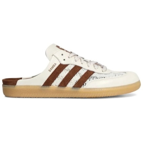 adidas Samba OG Mule Off White/Preloved Brown/Gum Women's Backless Sneakers – HP5050