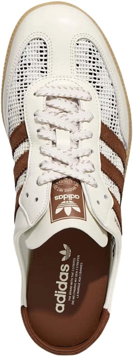 adidas Samba OG Mule Off White/Preloved Brown/Gum Women's Backless Sneakers – HP5050